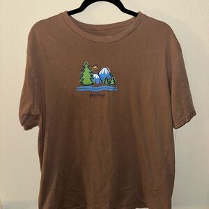 Brown Graphic Tee - Short Sleeve